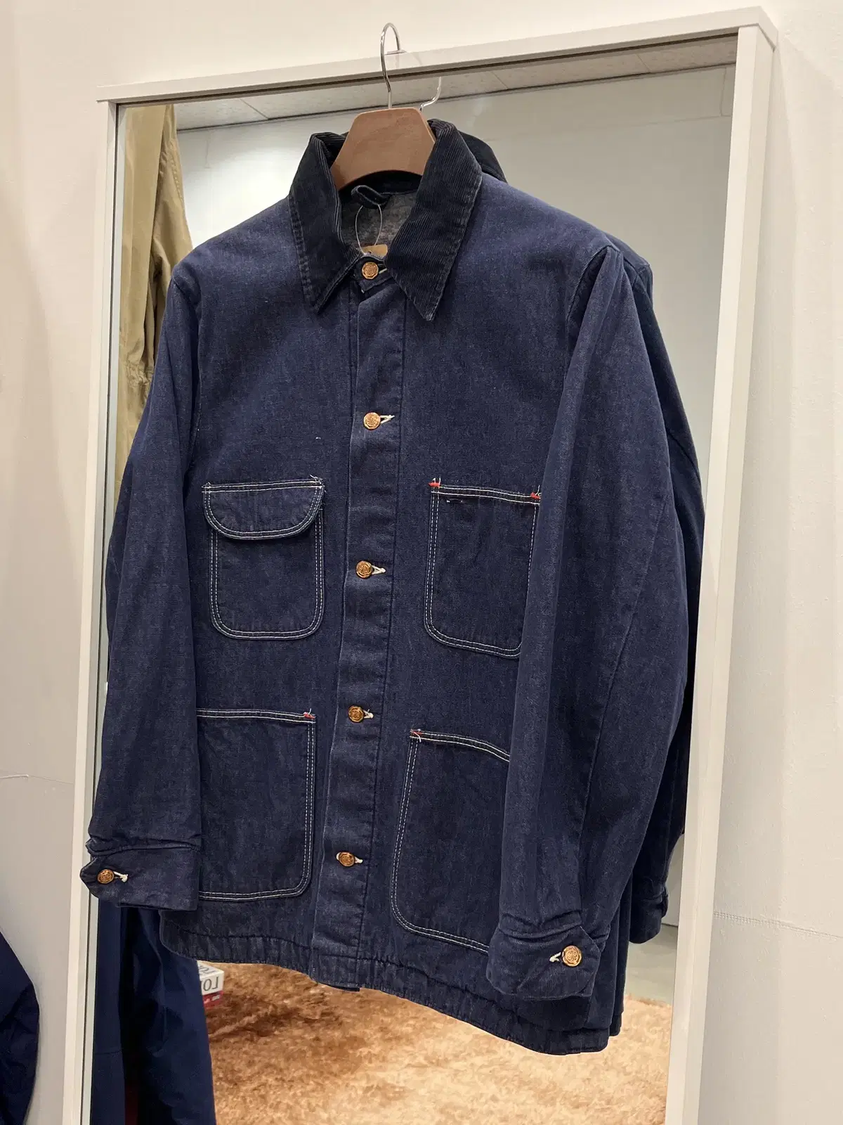 90s Wrangler 랭글러 데님 초어 코트